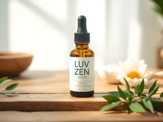 Buy zen drops to relax and unwind with LUV's natural tincture, designed for soothing stress relief.