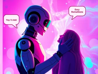 Engaging character AI sex interactions depicted in a vibrant digital setting.