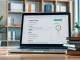 Utilize our plagiarism checker tool on a laptop for comprehensive content originality assessment.