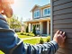 Elevate exterior project services highlighting professional siding installation on a modern home.