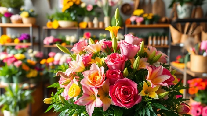 ltxx Freshly arranged flowers by a Fountain Valley florist presenting vibrant colors and inviting details.