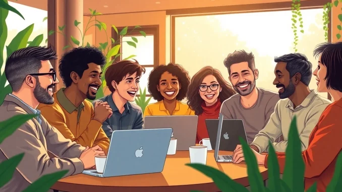 ui0u Engaging discussion in the BasedChadHQ community showcasing diverse individuals sharing ideas.