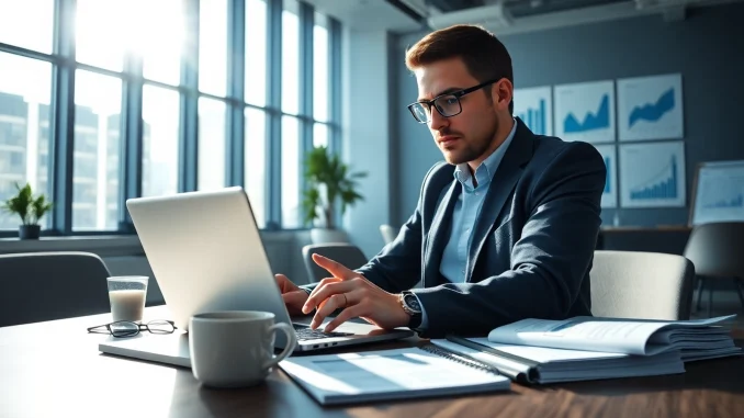 jhm8 Analyze competitor pricing research data in a modern office environment with professional elements.