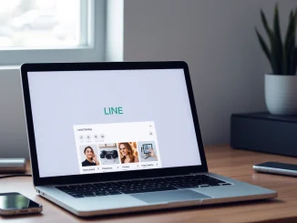 Using line電腦版官方下載 to connect seamlessly with friends on a laptop.