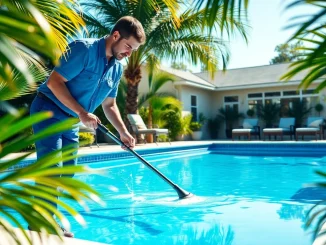 Enhance your pool with expert pool service near me from professional technicians.