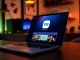 Download line電腦版官方下載 on a sleek laptop interface showcasing the app effectively.