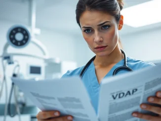 Addressing Problems with VDAP for Alabama Nurses amidst a clinical setting, nurse expresses concern.