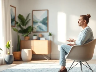 Engaging therapy session for anxiety treatment dubai in a serene environment, fostering mental wellness.