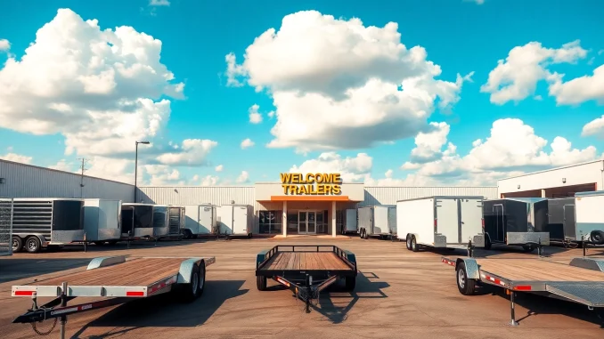 faq6 Discover diverse trailers near me in a vibrant trailer dealership showcasing options for everyone.