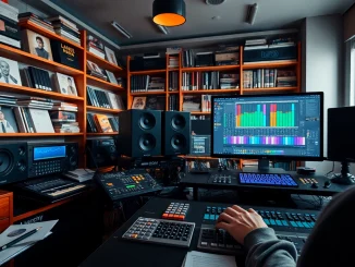 Engaging setup showcasing Free Presets & Samples for music production enthusiasts.
