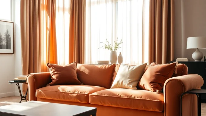 rbsg Geniet van de luxe uitstraling van velours gordijnen met rijke texturen en warme kleuren.
