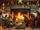Capture enchanting nativity sets arranged beautifully during a cozy Christmas setting.