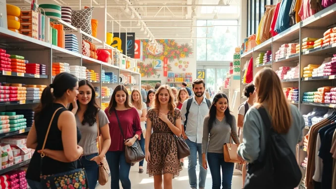 Discovering unique products and experiences at Ultimateshops in a vibrant shopping environment.