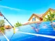 Affordable solar panel cleaning Phoenix technician cleaning panels on a sunny roof.