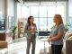 Engaging scene at a weight loss clinic in las vegas showcasing a friendly consultation.